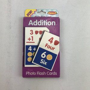 Academic Photo Flash Cards Addition Counting Educational Fun Practice